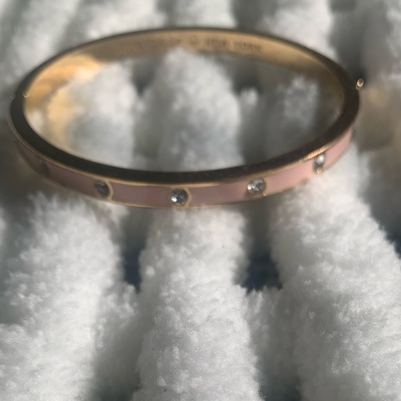Kate Spade pink gold bangle sparkle - Picture 2 of 10